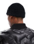 Sean John script flag beanie in black