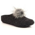 Фото #2 товара Comfortable gray slippers with pompom Panto Fino W INT1767A