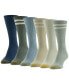 Women's 6-Pk. Casual Ribbed Crew Socks