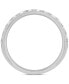 ფოტო #3 პროდუქტის Men's Diamond Double Row Ring (2 ct. t.w.) in 10k White Gold