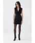 Women's Shoulder Pad Mini Dress