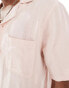 Hollister short sleeve shirt in rose pink