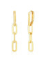 Timeless Gold Plated Dangle Earrings SVLE0583SJ4GO03