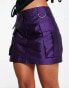 Фото #8 товара Topshop cargo pocket mini skirt in purple