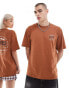 Фото #3 товара Dickies stanardsville back print t-shirt in brown tan