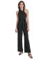 Фото #1 товара Комбинезон женский Calvin Klein с запахом пояса и широкими брюками