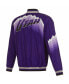 Фото #3 товара Куртка-бомбер из нейлона JH Design Utah Jazz 2023/24 пурпурная, для мужчин.