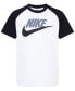 ფოტო #1 პროდუქტის Big Boys Sportswear Futura Raglan Short Sleeves T-shirt