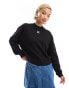 Фото #1 товара HUGO Red daxandria crewneck sweatshirt in black