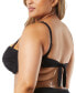 Фото #2 товара Women's Charisma Bra-Sized Pleated Bikini Top