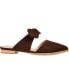 ფოტო #8 პროდუქტის Women's Telulah Bow Slip On Flat Mules