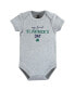 ფოტო #3 პროდუქტის Baby Boys Cotton Bodysuits, Cutest Clover, 3-Pack