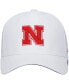 Men's White Nebraska Huskers 2021 Sideline Coaches AEROREADY Flex Hat