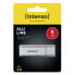 Фото #5 товара Intenso Alu Line - 4 GB - USB Type-A - 2.0 - 28 MB/s - Cap - Silver