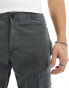 Jack & Jones tapered technical cargo trouser in washed grey