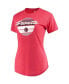 Фото #3 товара Women's Red Toronto Raptors Phoebe Super Soft Tri-Blend T-shirt