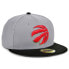 ფოტო #2 პროდუქტის Toronto Raptors Basic 2-Tone 59FIFTY Cap