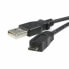 Фото #1 товара Универсальный кабель USB-MicroUSB Startech UUSBHAUB2M USB A Micro USB B Чёрный