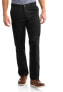 George Pants Men's 44 x 32 Black Cotton Flat Front Wrinkle Resistant Classic