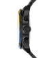 ფოტო #2 პროდუქტის Men's Spiked Black-Tone Stainless Steel Bracelet Watch, 49mm