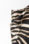 ANIMAL PRINT COTTON MAXI BAG