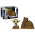 Фото #2 товара FUNKO Star Wars Pop! Town Vinyl Figure Yoda´S Hut Empire Strikes Back 40Th Anniversary 9 cm Figure