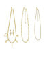 ფოტო #1 პროდუქტის 3Pc Ankh Necklace And Earring Set