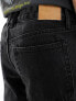 Weekday Barrel relaxed fit tapered jeans in tuned black