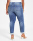 ფოტო #2 პროდუქტის Slim Tech Rolled-Cuff Boyfriend Jeans, Created for Macy's