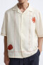 LINEN - COTTON EMBROIDERED SHIRT