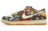 Фото #2 товара 【定制球鞋】 Nike Dunk Low Scrap "Archeo Brown" 野鹤制造 腰果花 做旧vibe 潮流 低帮 板鞋 男款 棕绿 / Кроссовки Nike Dunk Low DB0500-200