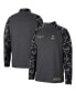 Men's Charcoal Navy Midshipmen OHT Military-Inspired Appreciation Long Range Raglan Quarter-Zip Jacket