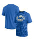Фото #4 товара Men's Powder Blue Los Angeles Chargers Hail Mary Raglan T-shirt