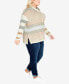Фото #6 товара Plus Size Felix Cowl Neck Sweater