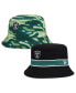 Фото #2 товара Men's Black, Camo Las Vegas Raiders Reversible Bucket Hat