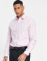 Ben Sherman micro texture shirt in pink