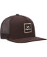 ფოტო #2 პროდუქტის Men's Brown VA All the Way Trucker Snapback Hat