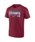Men's Burgundy Colorado Avalanche 2022 Stanley Cup Champions Winger T-shirt
