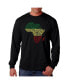 Фото #1 товара Men's Word Art - Countries in Africa Long Sleeve T-Shirt