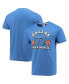 Фото #1 товара Men's Luka Doncic Blue Dallas Mavericks Slovenian Tri-Blend T-shirt