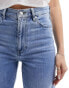 Фото #5 товара & Other Stories high rise straight leg jeans in light blue wash