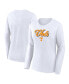 ფოტო #1 პროდუქტის Women's White Tennessee Volunteers Double Team Script Long Sleeve T-shirt