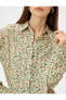 Фото #5 товара Рубашка от Котон с расслабленным кроем и оригинальным узором