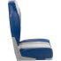 Фото #6 товара Fotel siedzisko składane do łodzi motorówki 36 x 43 x 60 cm biało-szaro-niebieskie