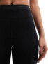 ASOS 4505 Icon run tie waist legging with running pocket in black