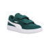 Фото #2 товара Puma Smash V2 Suede Ac Slip On Infant Boys Green Sneakers Casual Shoes 36517730