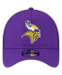 Men's Purple Minnesota Vikings A-Frame Trucker 9FORTY Adjustable Hat