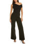 Фото #1 товара Vince Camuto Draped Crossover Jumpsuit Women's Black 0