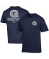 Men's Navy Georgetown Hoyas Stack 2-Hit T-shirt