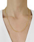 14k Gold Necklace, 16" Diamond-Cut Popcorn Chain (1-5/8mm)